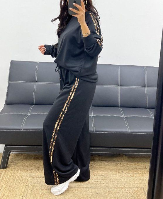 Ensemble sweat & pantalon évasé Modèle Laura