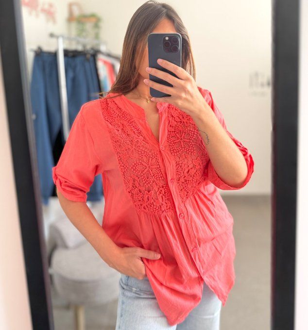 Tunique brodée Modèle Elsa