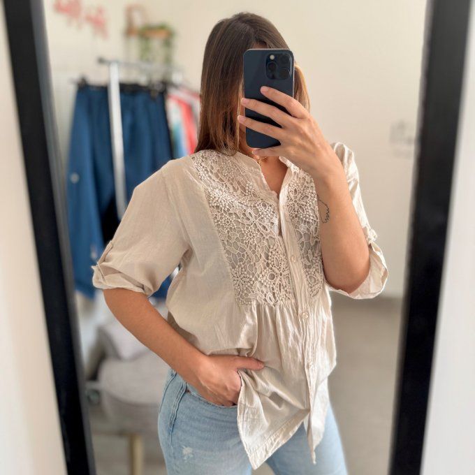 Tunique brodée Modèle Elsa