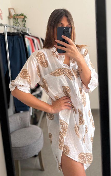 Robe chemise Modèle Solène