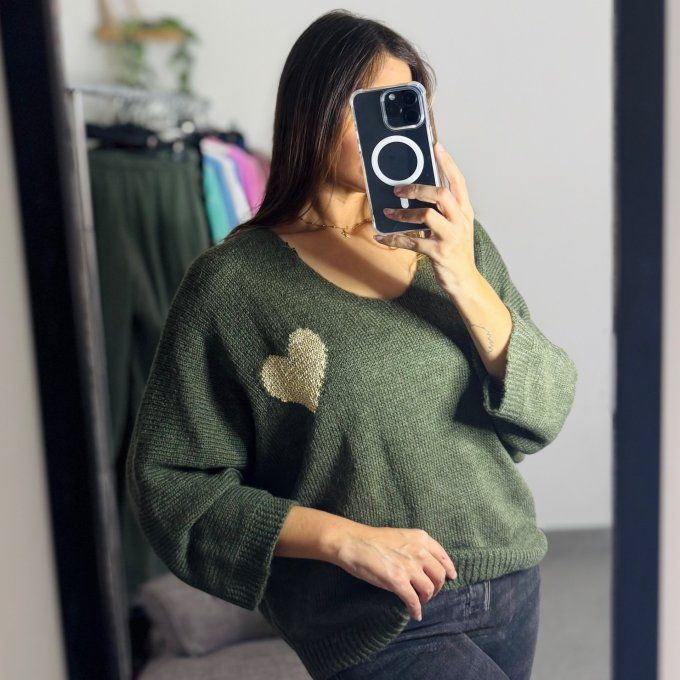 Pull Modèle Steffy kaki