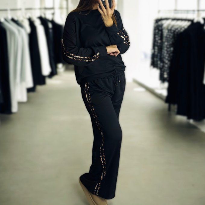 Ensemble sweat & pantalon évasé Modèle Laura