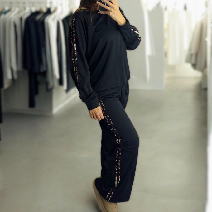 Ensemble sweat & pantalon évasé Modèle Laura