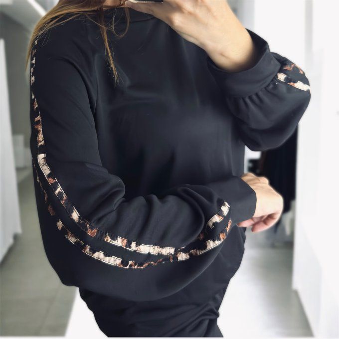 Ensemble sweat & pantalon évasé Modèle Laura